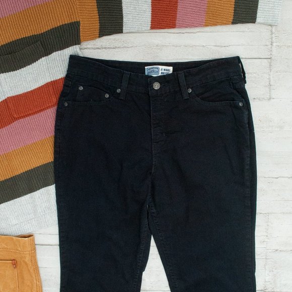Levi's Signature Stretch At Waist Bootcut Jeans in Black size 12 - Picture 2 of 6